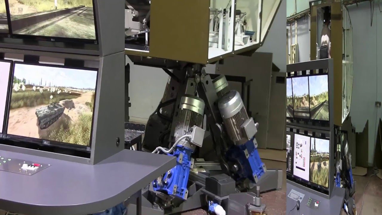 ICV BMP-2 Driving simulator on 6 DOF motion platform