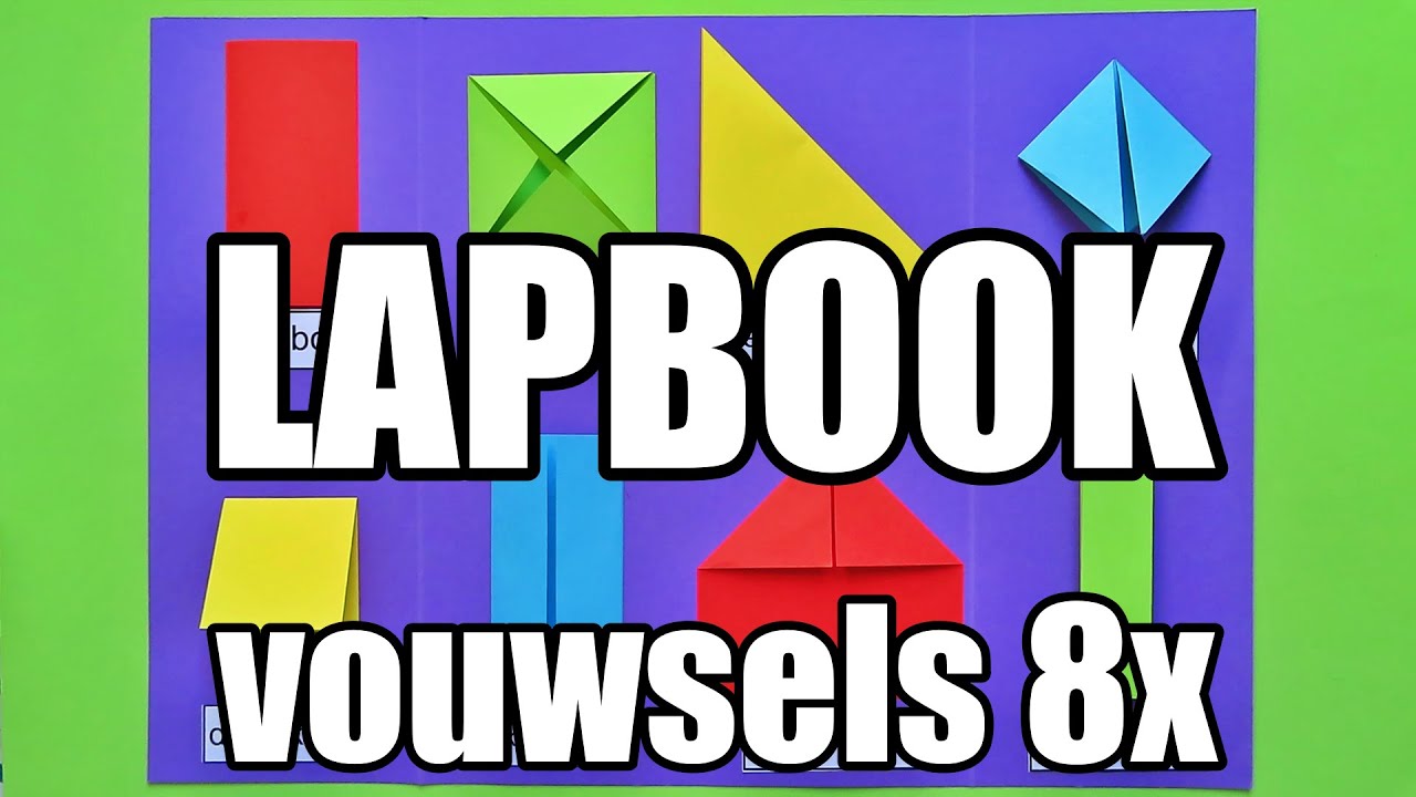 LAPBOOK maken - (8X) vouwsels