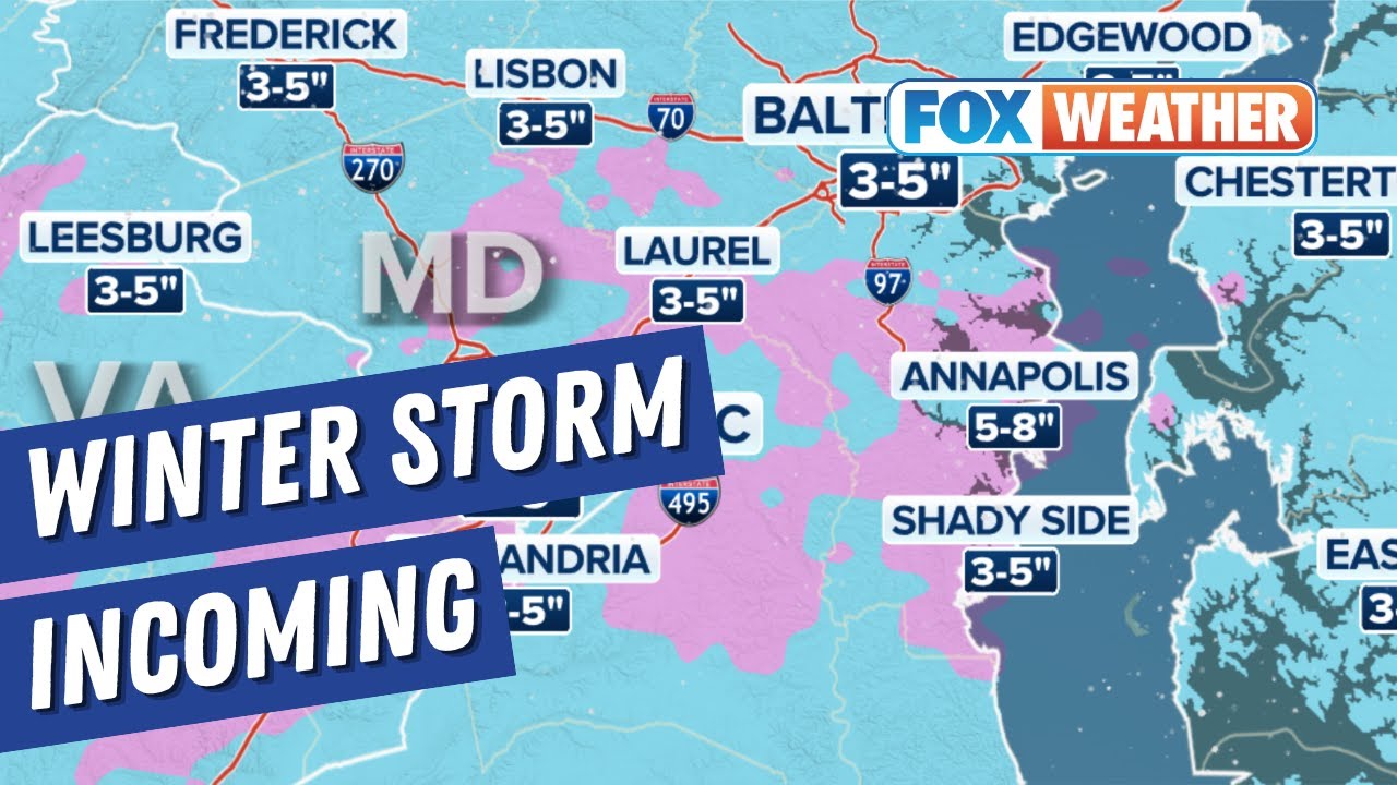 Monster Storm Could Bring Heaviest Snow To Mid-Atlantic
