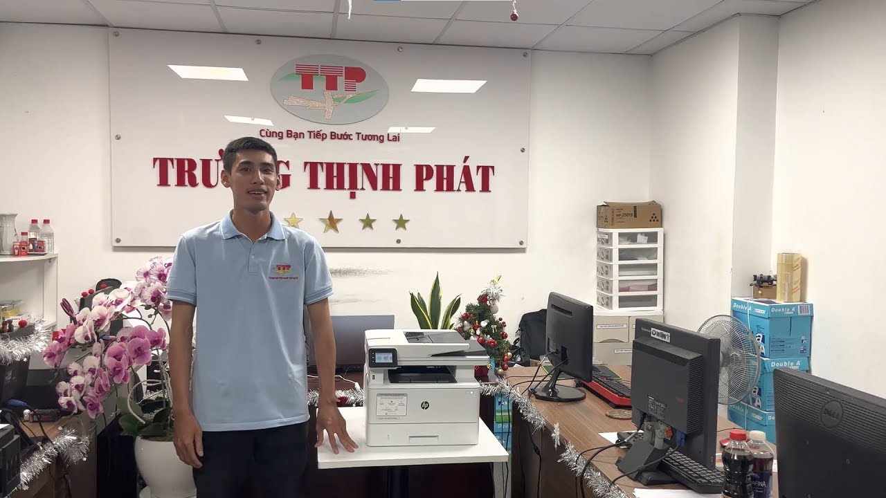 Hướng dẫn kết nối wifi m&aacute;y in HP Laserjet Pro MFP 4103Fdw