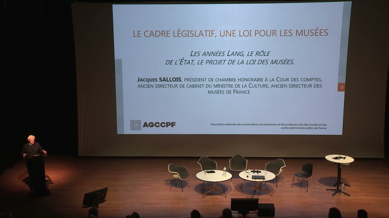 Les ann&eacute;es Lang, le r&ocirc;le de l&rsquo;&Eacute;tat, le projet de la loi des mus&eacute;es - Jacques Sallois