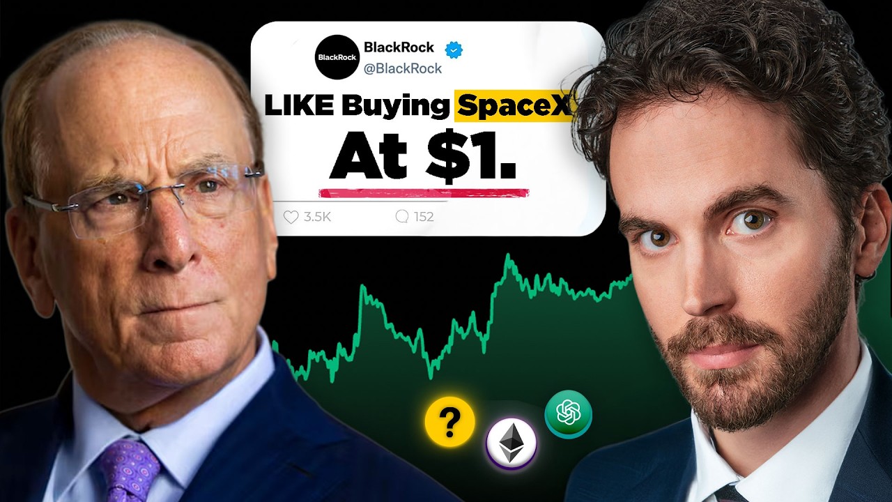Larry Fink - Most Powerful Man In Finance Buying These Crypto Coins (Like Buying SpaceX at $1)