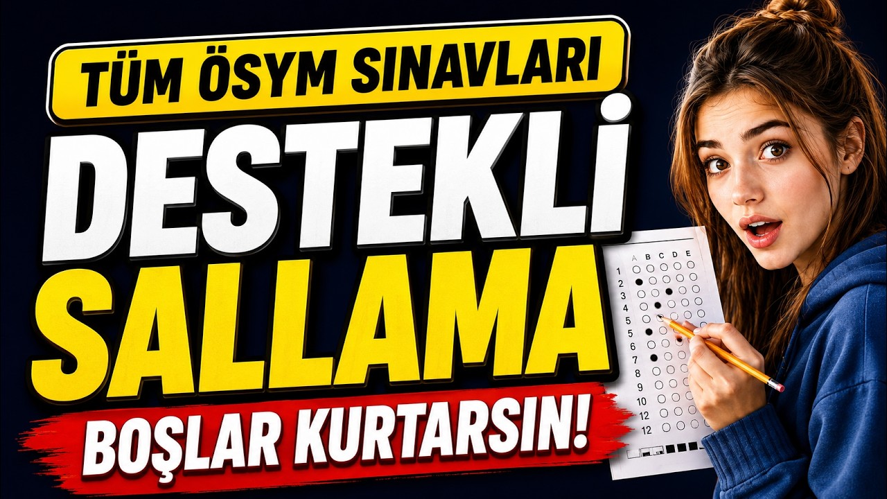 Boş Soruları  Nete Dönüştür!  | YKS-KPSS-DGS-ALES-AGS Sınav Taktikleri |Şık Sayma Taktiği