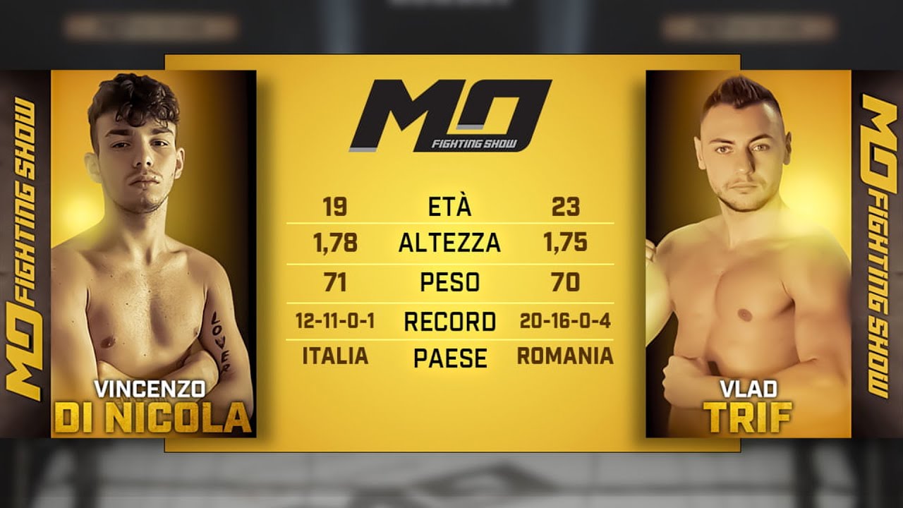 MO Fighting Show - Vincenzo Di Nicola vs Vlad Trif 2