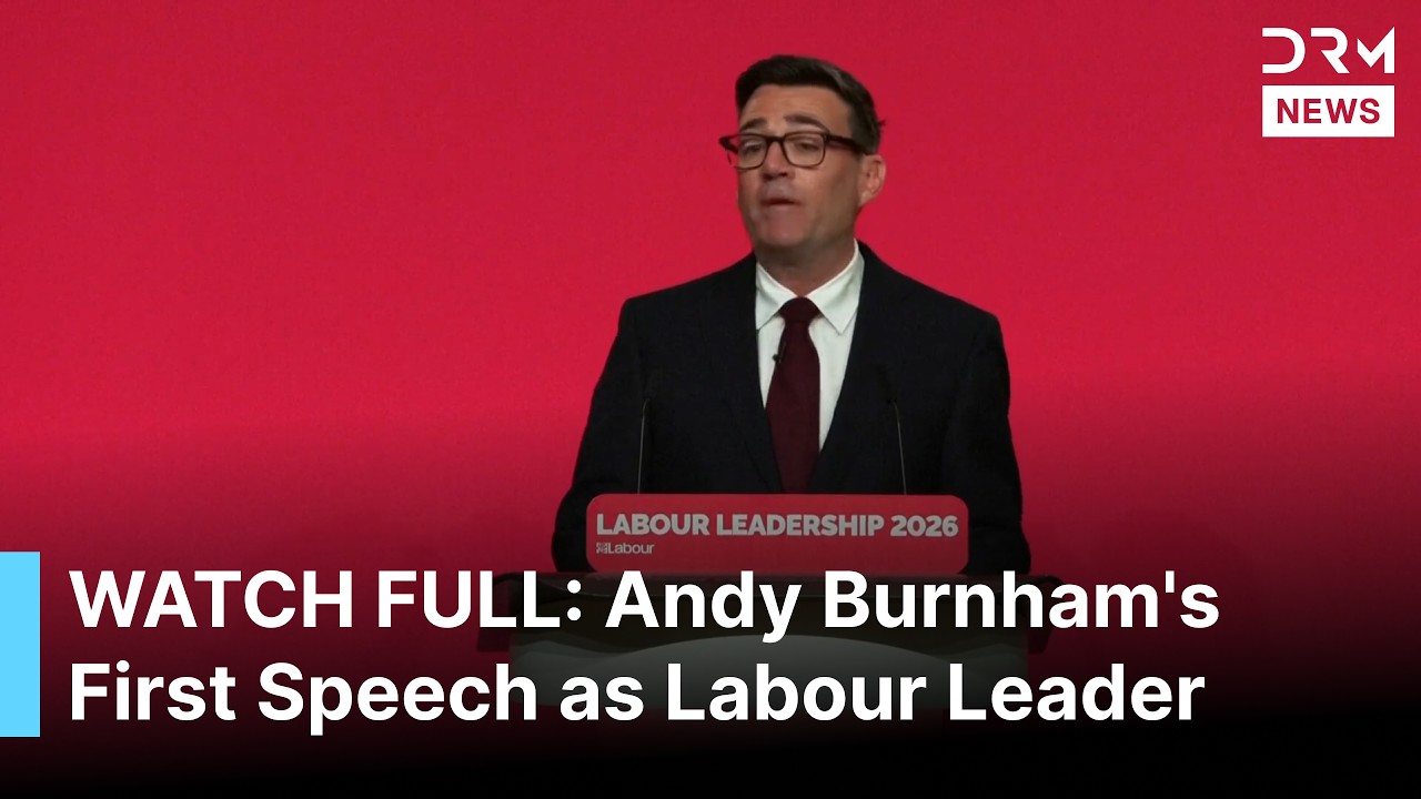 FULL: Andy Burnham's First Speech as Labour Leader Signals a New Era for Britain | AC1G
