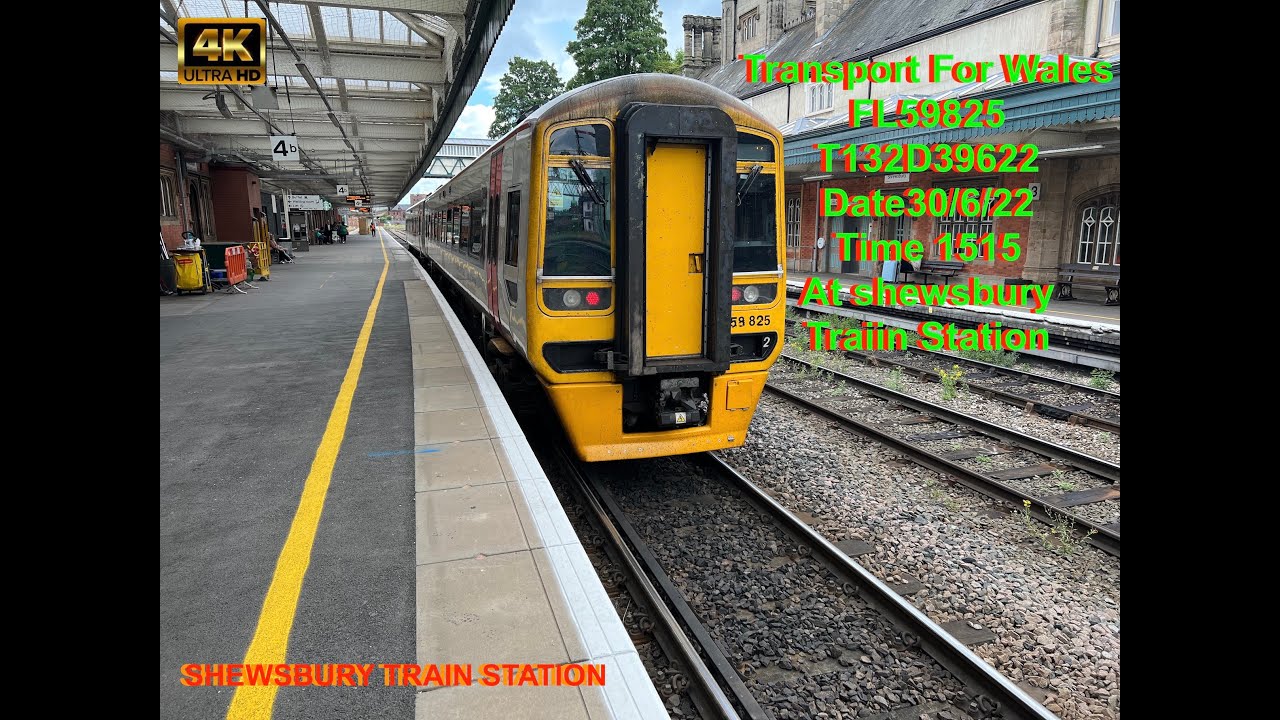 Train Ride Shrewsbury to Birmingham    4K