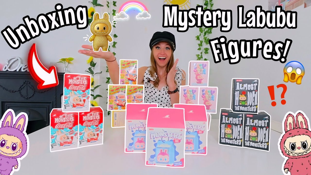 UNBOXING *NEW* VIRAL LABUBU FIGURE BLIND BOXES!!🫢⁉️(FIDGETS, COLA, HALLOWEEN ETC OMG!!😱🤞🏻)