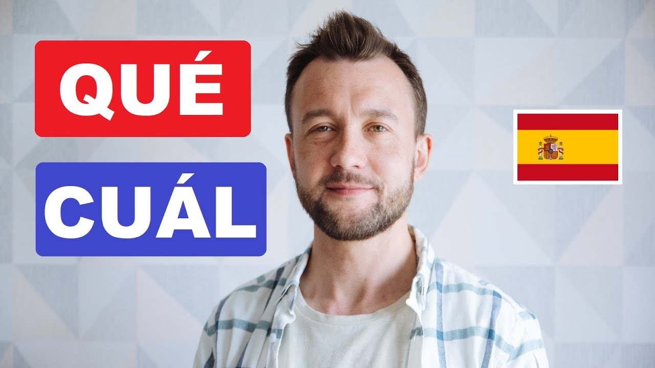 Разница между вопросительными словами qué и cuál. La diferencia entre los intrrogativos qué y cuál.