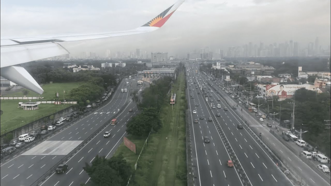 Philippine Airlines A350-900 Landing JFK-MNL