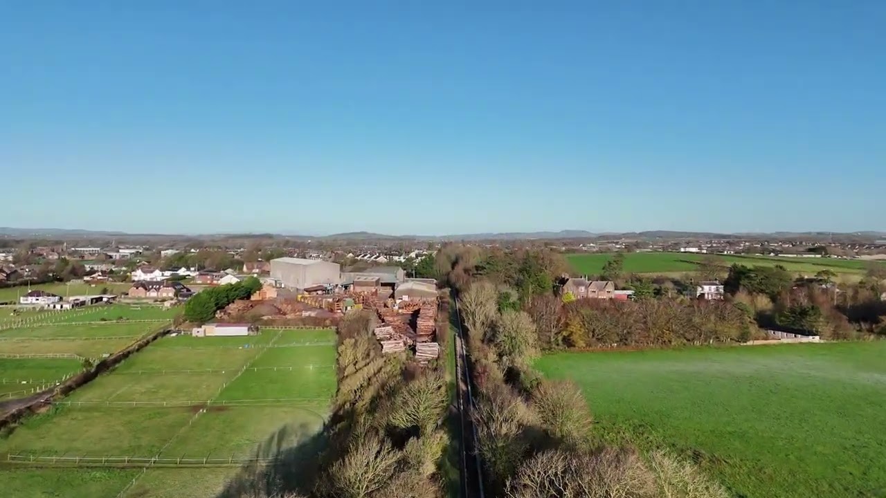 Solway Junction Railway  Part 2, from the Solway embankment at Seafield to Shawhill Station