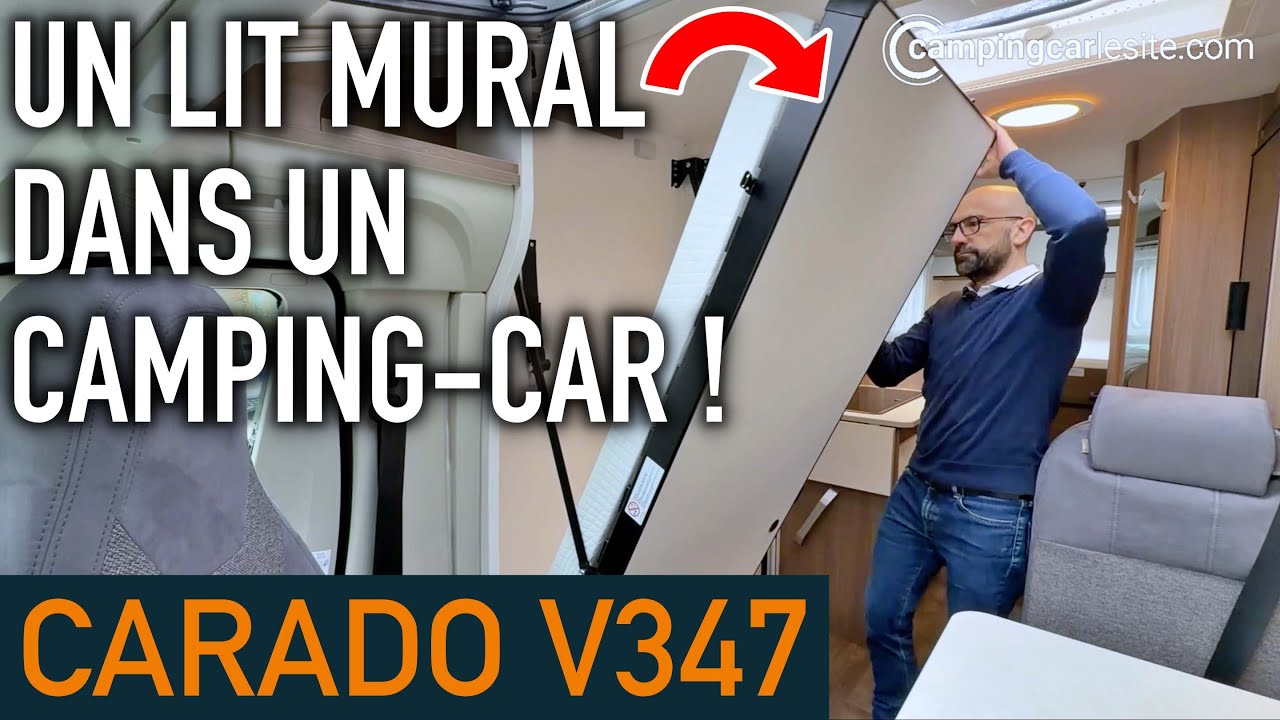 CARADO V347 (2026), découvrez son lit mural si astucieux !