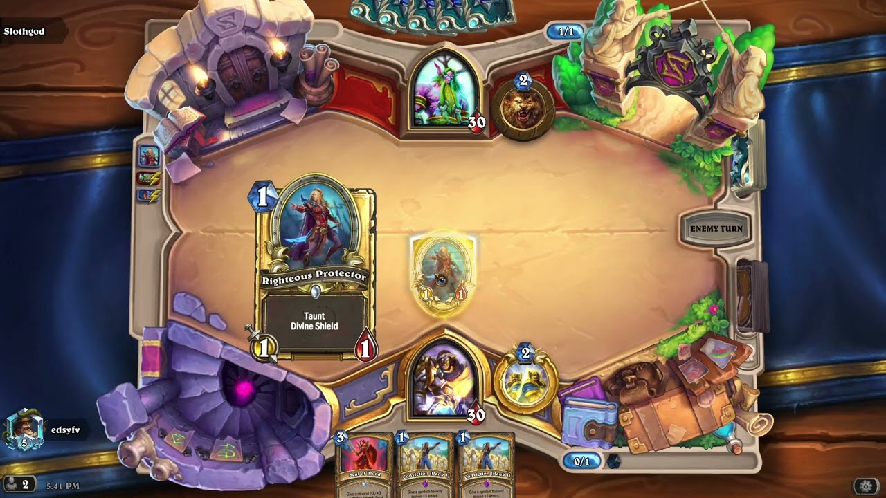 Rosapink Hearthstone - Wild Odd paladin - cataclysm pre release