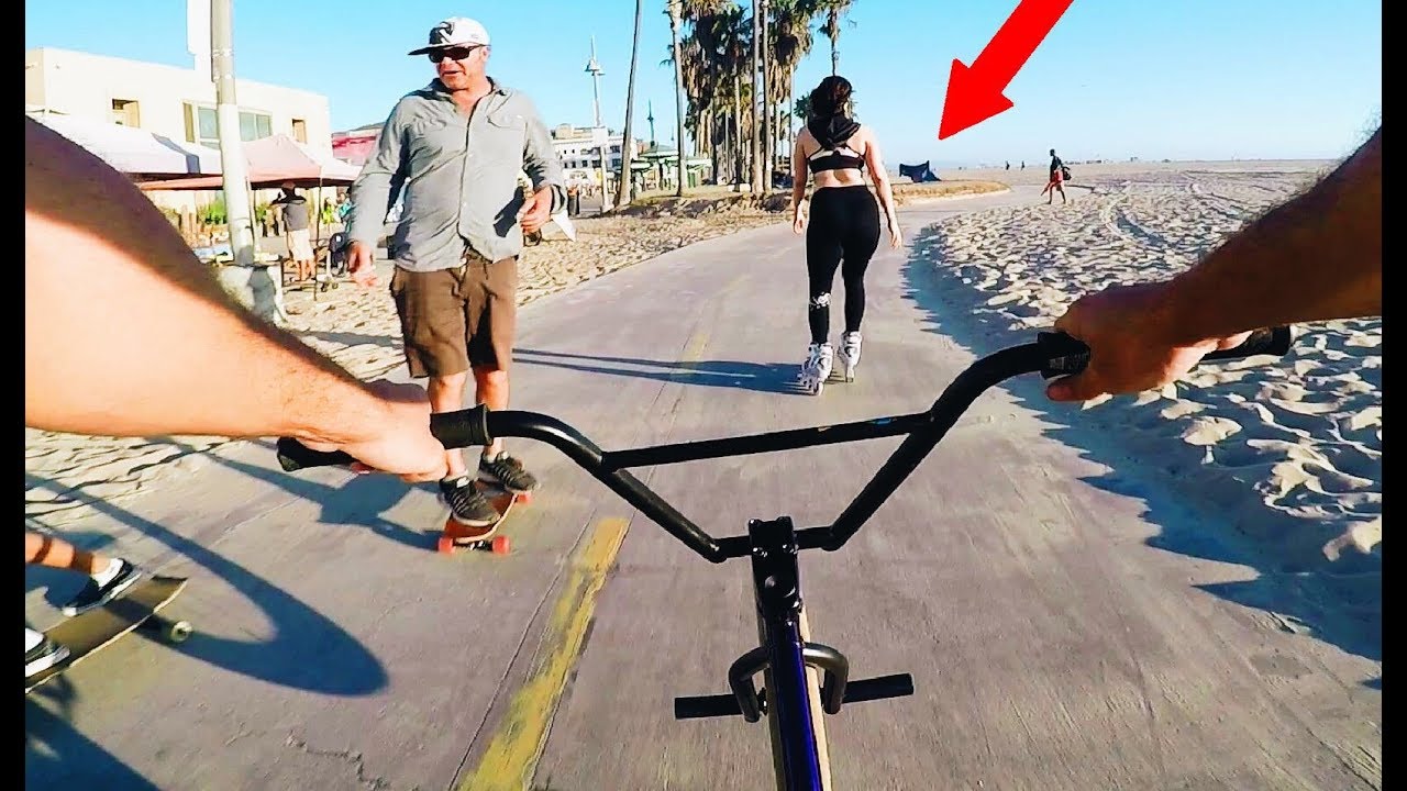 RIDING BMX ALL OVER VENICE BEACH (BMX IN THE HOOD)