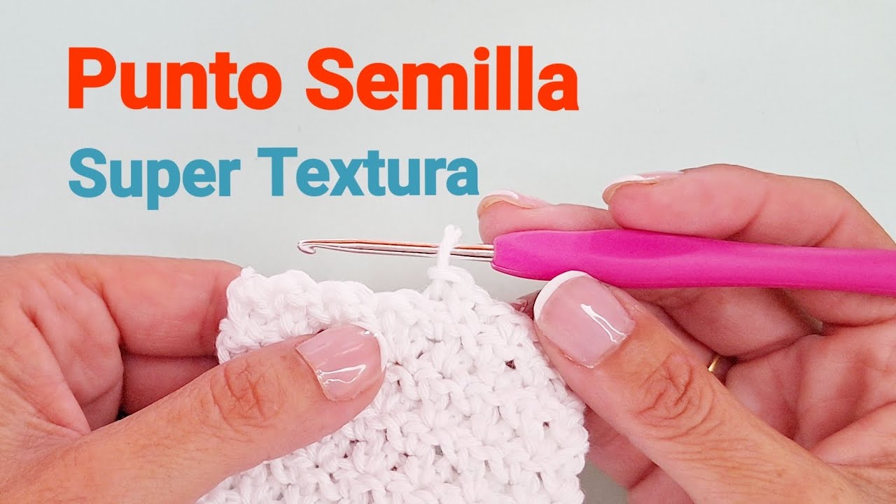 Punto Semilla al Crochet para Principiantes