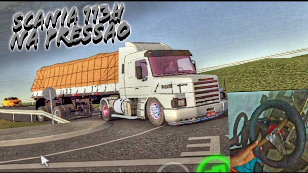 THE ROAD DRIVER NPC TOMBOU MINHA 113H! VOLANTE G27 CASEIRO PRA CELULAR