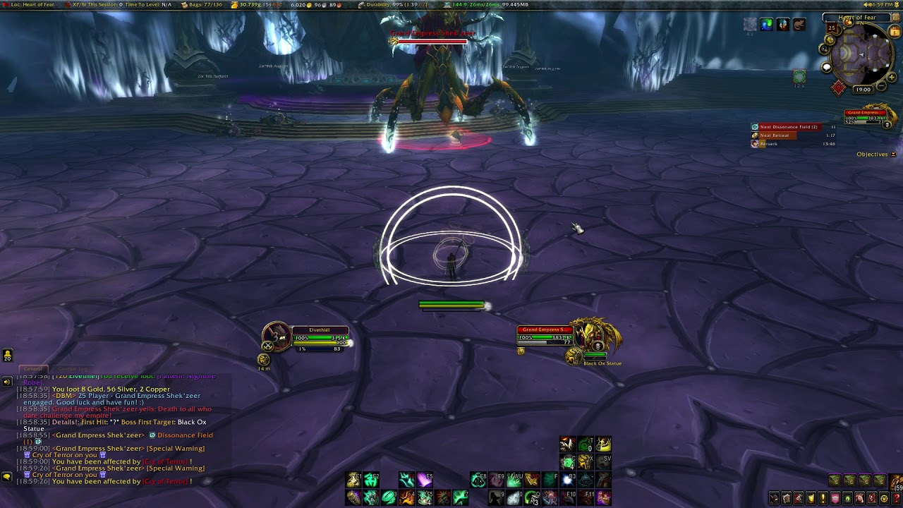 WoW Timing is Everything achievement (Heart of Fear raid)