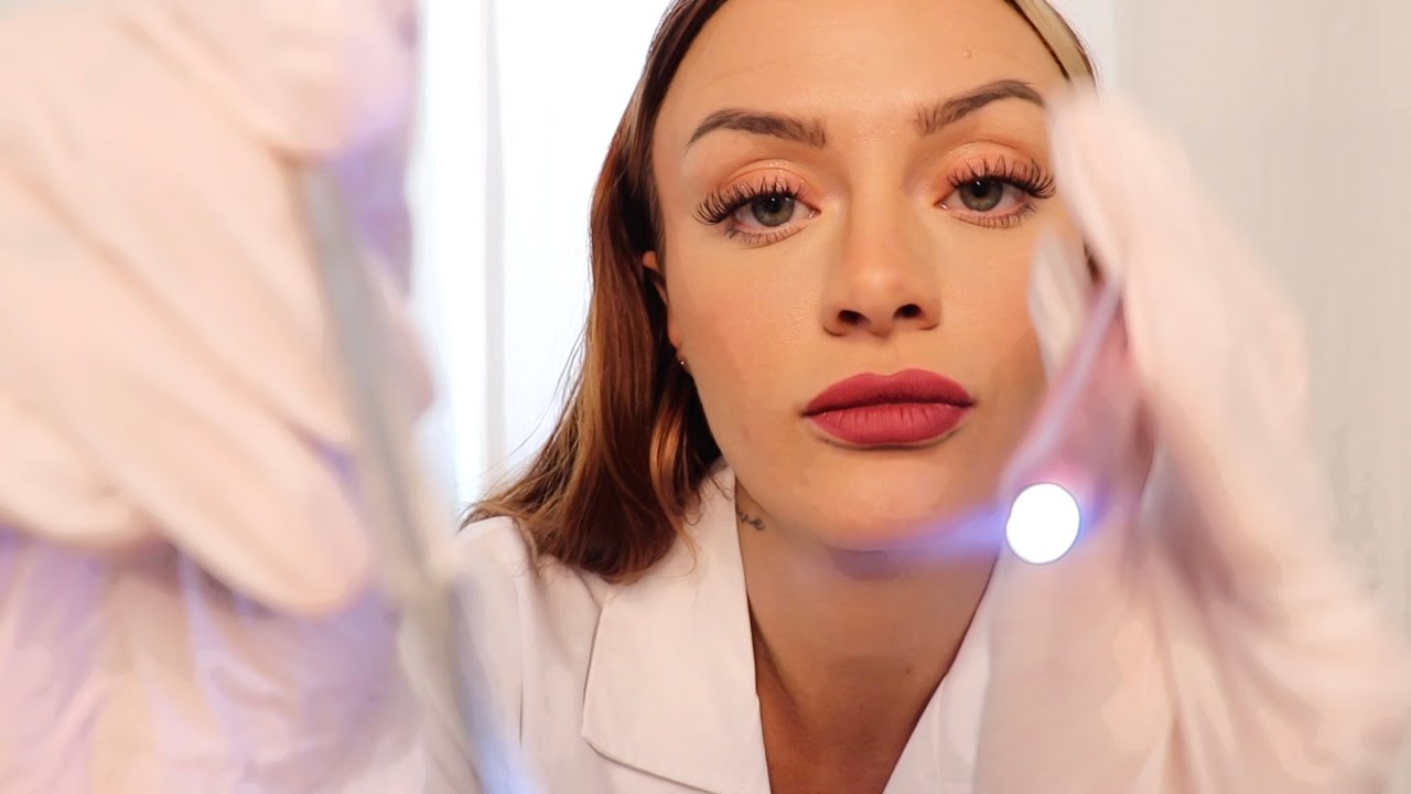 (ASMR) Dentist Gives You A Cleaning Roleplay - Whispering, Picking, Flossing