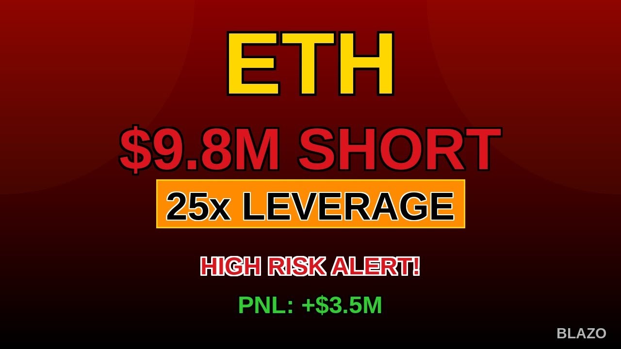 $2.8M ETH Short on Hyperliquid about to be LIQUIDATED!