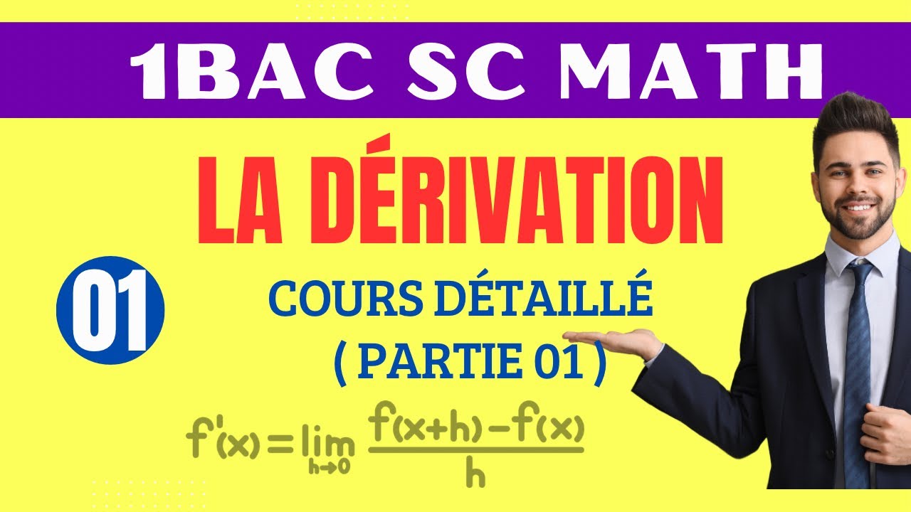 [ 1BAC SM \ EXP ] [ La Dérivation : cours détaillé ] [ La Partie 01 : Dérivation en un point  ]