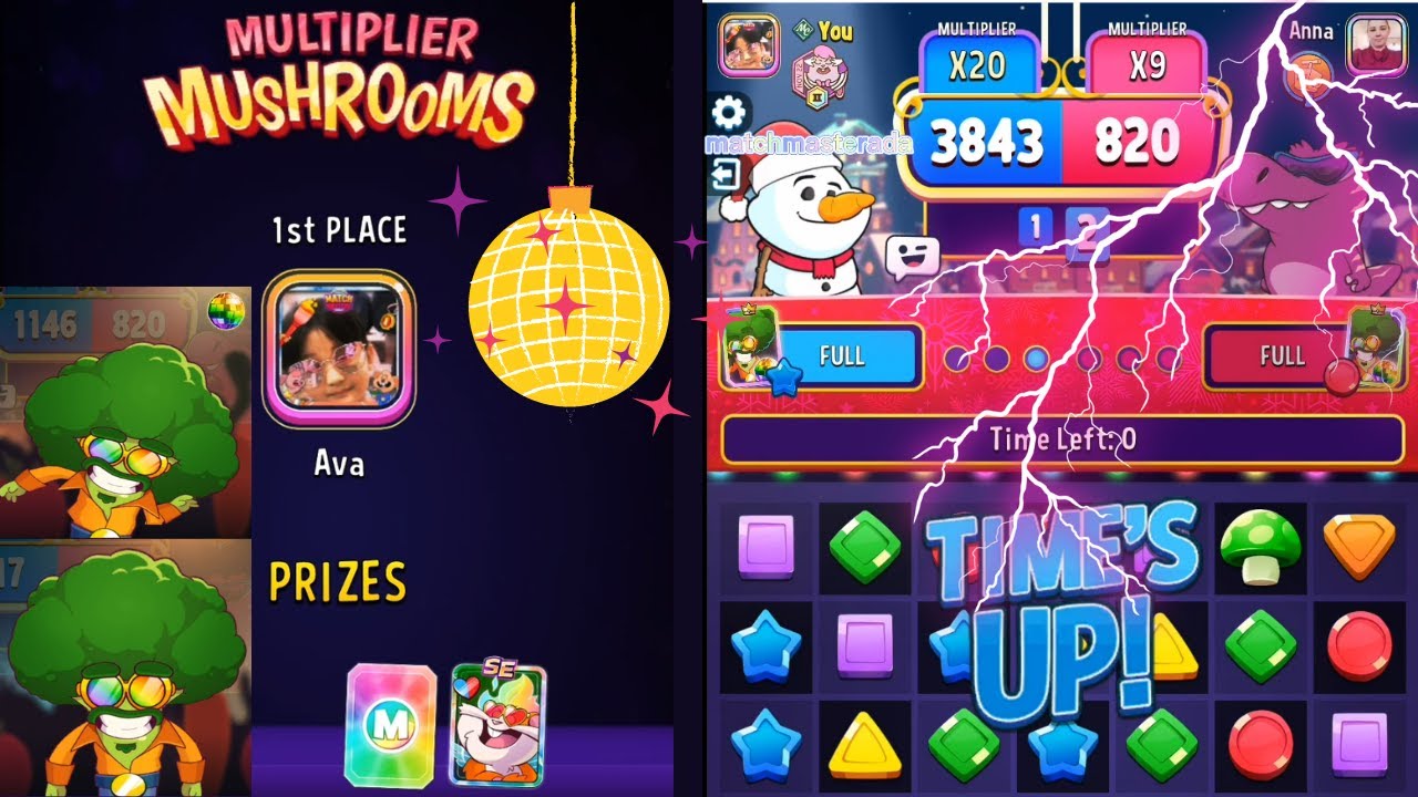 Match Masters, Free Legendary + SE Booster, Tournament Winner, Mushroom Multiplier, Boogie Gameplay