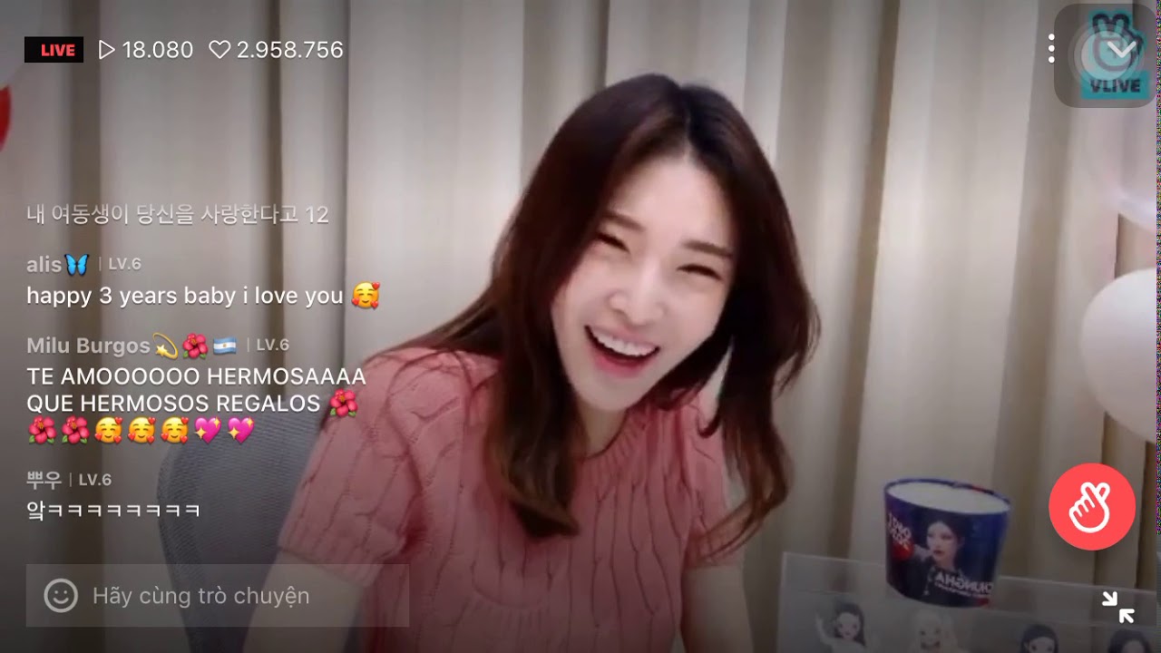 [Vlive] ChungHa Live Now: Chungha Vlive Full
