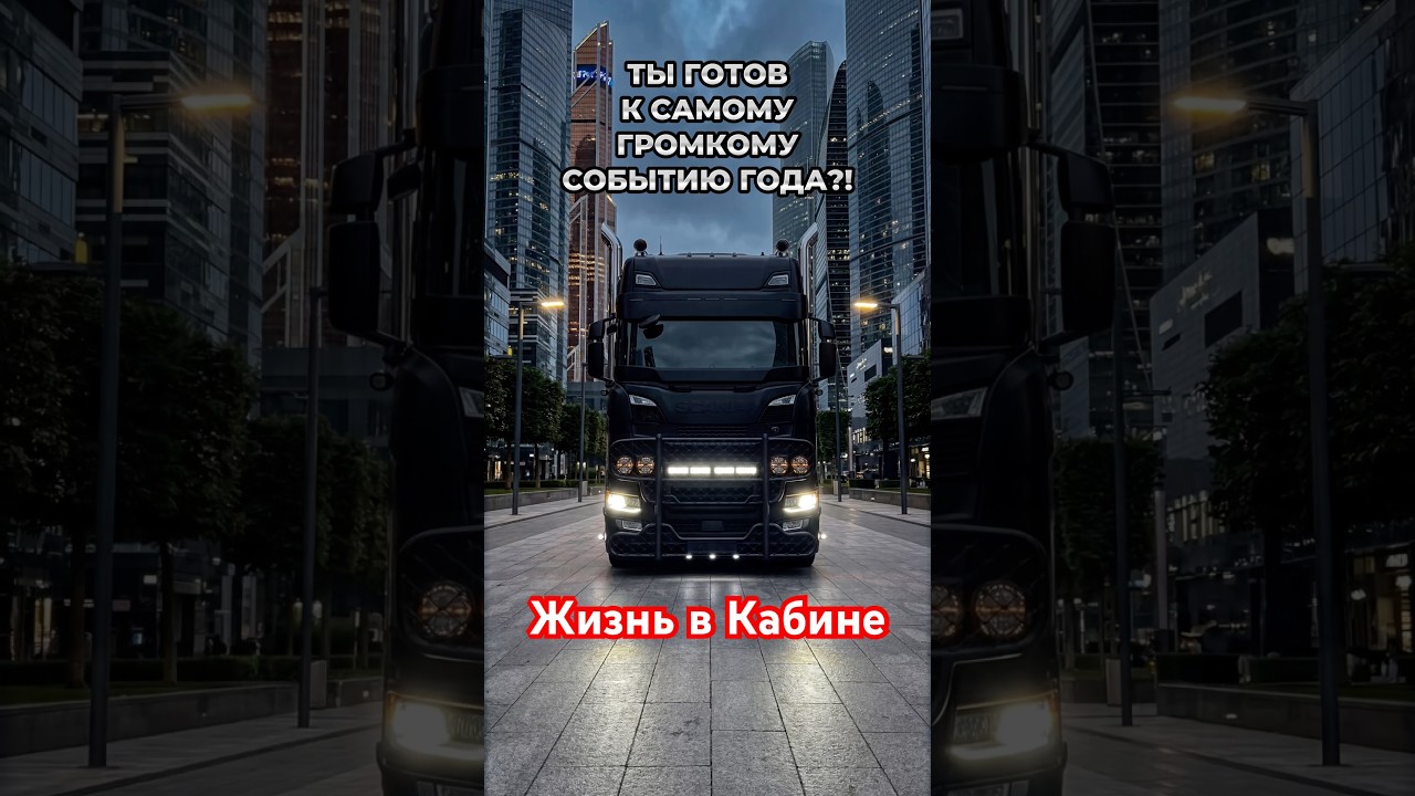 Выставка фур #дальнобой #водитель #трасса #фура #камаз #краснодар #якутия #логистика #audio #video