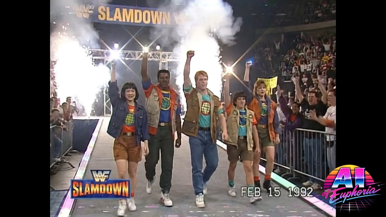 'Captain Planet' - WRESTLING SMACKDOWN 80's VHS #ai #parody #fanmade