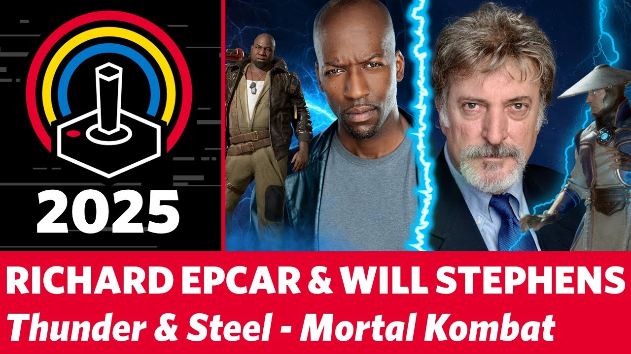 Richard Epcar and Will Stephens Raiden Jax Mortal Kombat - PRGE 2025 Portland Retro Gaming Expo