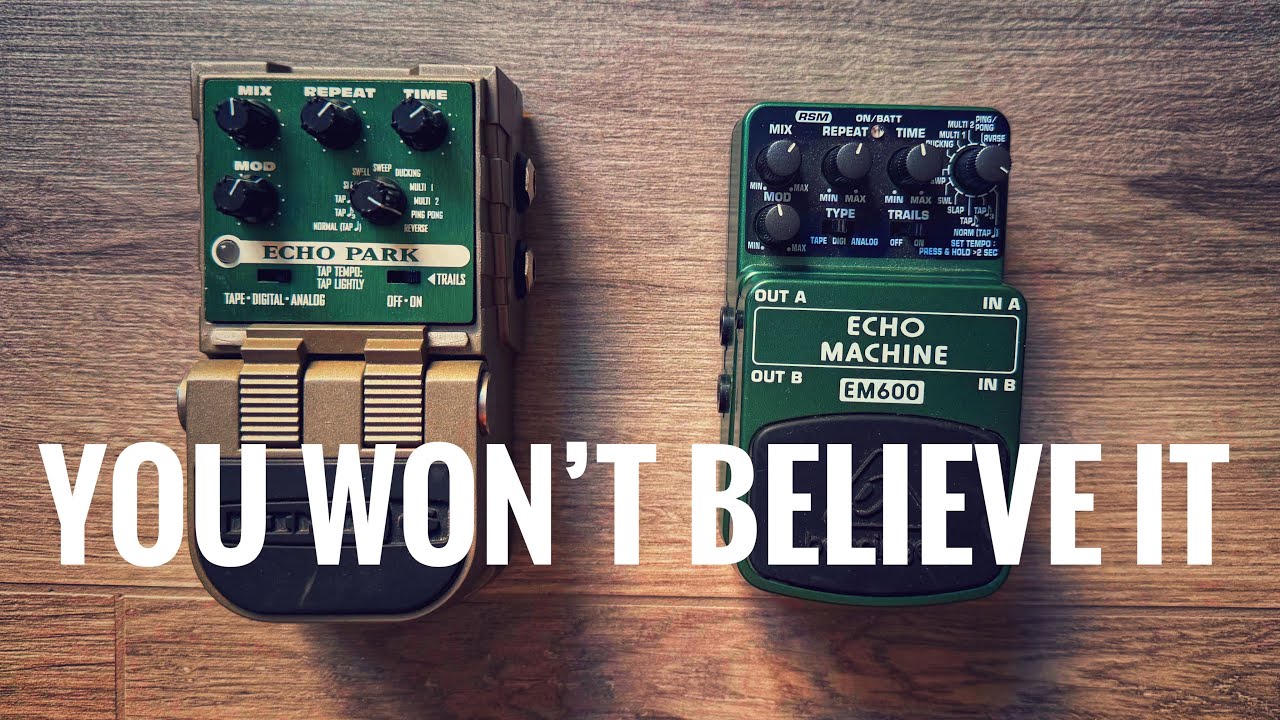 Line6 Echo Park VS Behringer EM600 Echo Machine