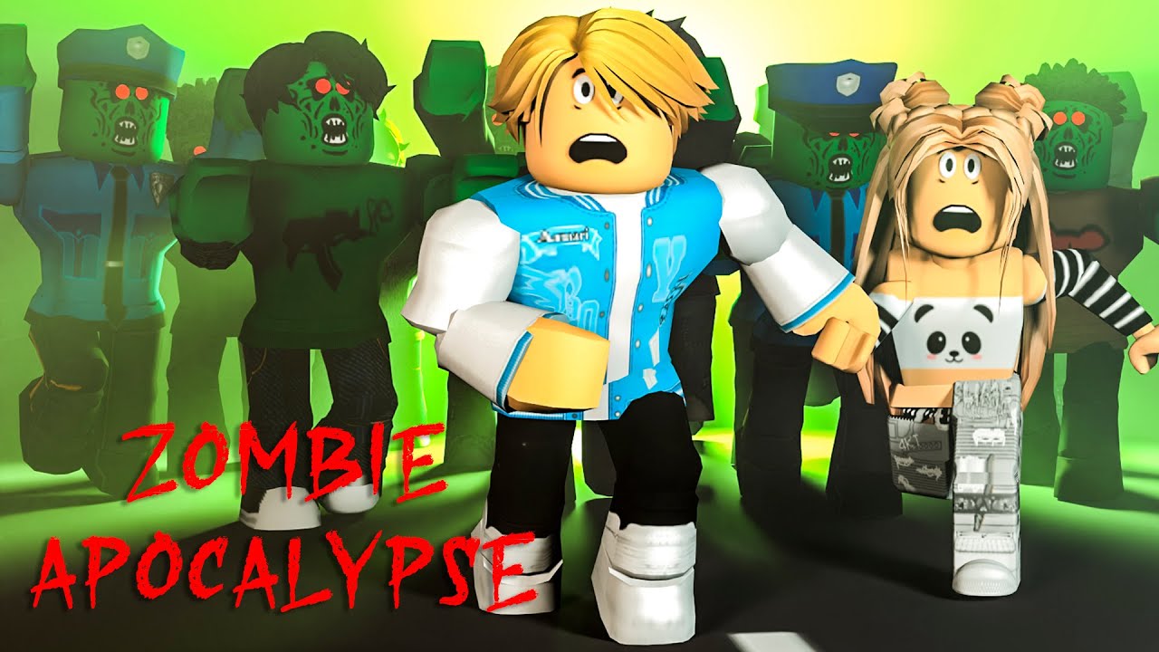 INVASIÓN ZOMBIE - Pelicula Completa | Brookhaven rp🏡historia de roblox