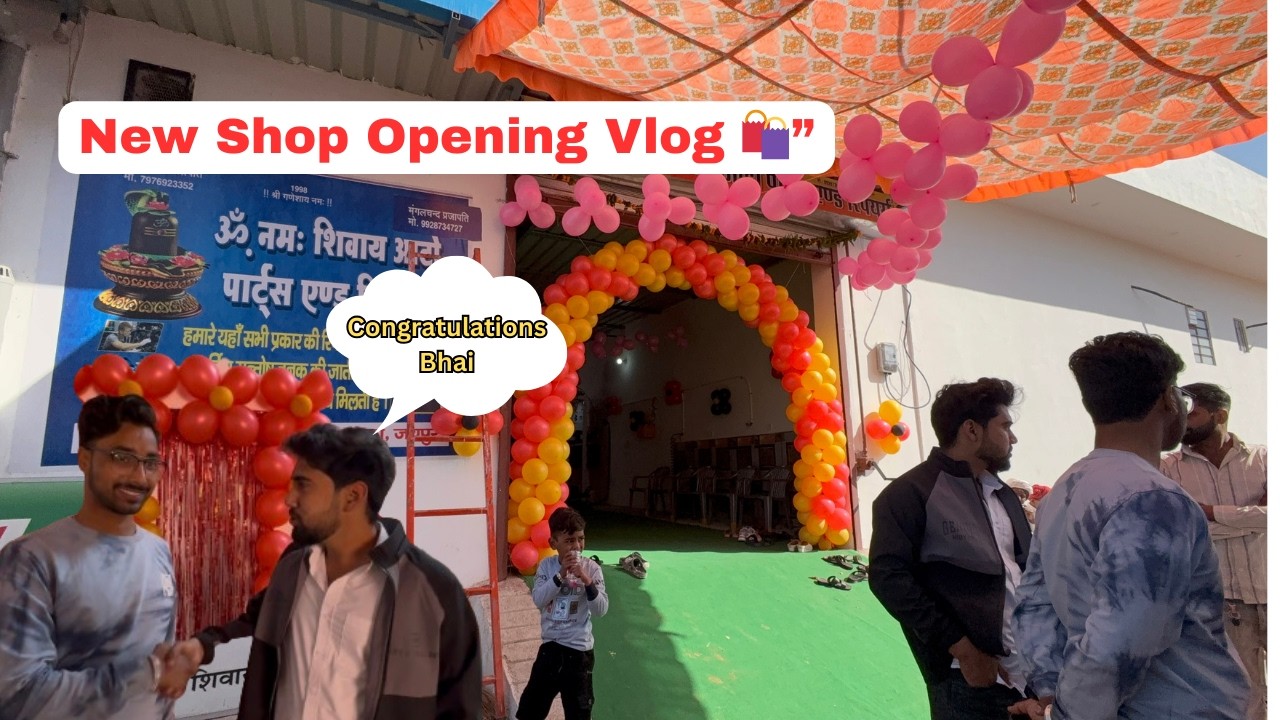 Nayi Shuruaat 🚀 | Shop Inauguration Ceremony Vlog