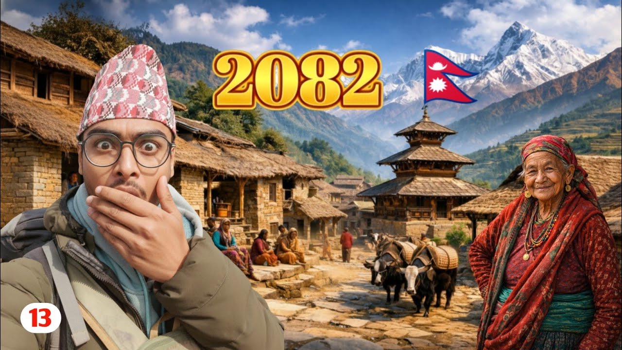 INSIDE the REMOTEST Village of NEPAL🇳🇵Living in 2082 