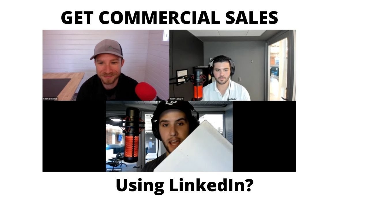 Get Commercial Roofing Sales Leads Using LinkedIn (The Right Way)  With Jimmy & Justin