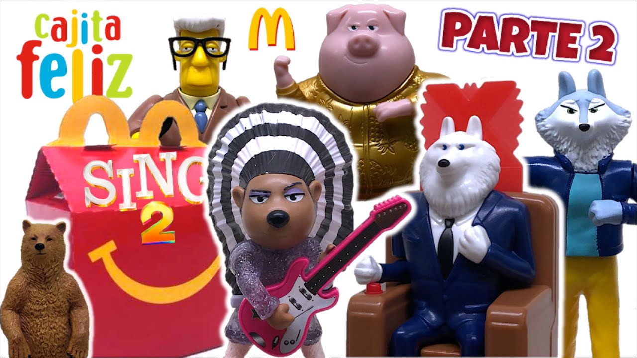 Cajita Feliz - SING 2 ¡Ven y Canta de Nuevo! - Colección PARTE 2 | McDonald's (2022) - TOY SHOTS
