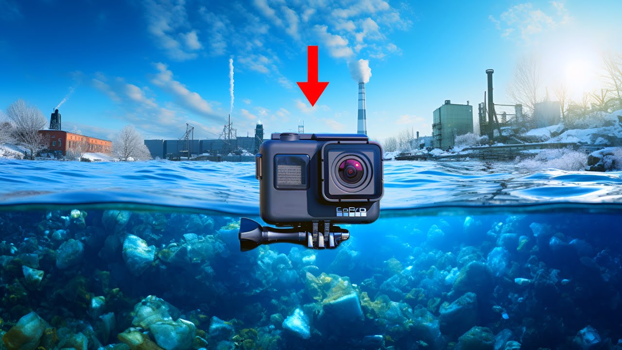 Magnet Fishing With a GoPro! *EPIC UNDERWATER VIEW*