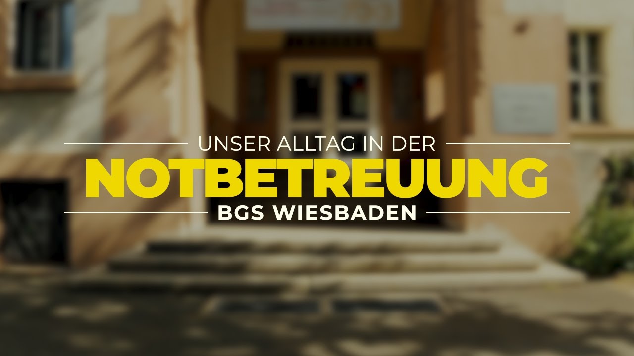 Notbetreuung in der BGS (2020) #BleibeGesund