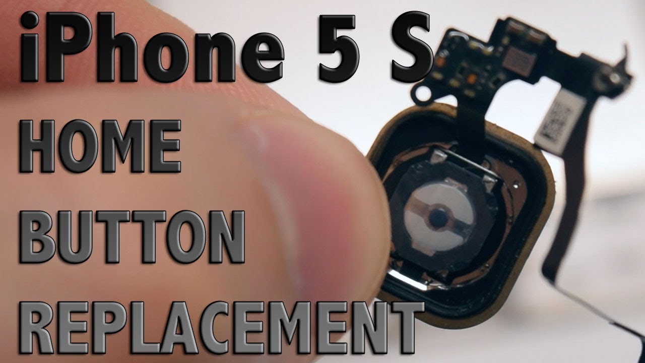 Замена кнопки «Домой» на iPhone 5s