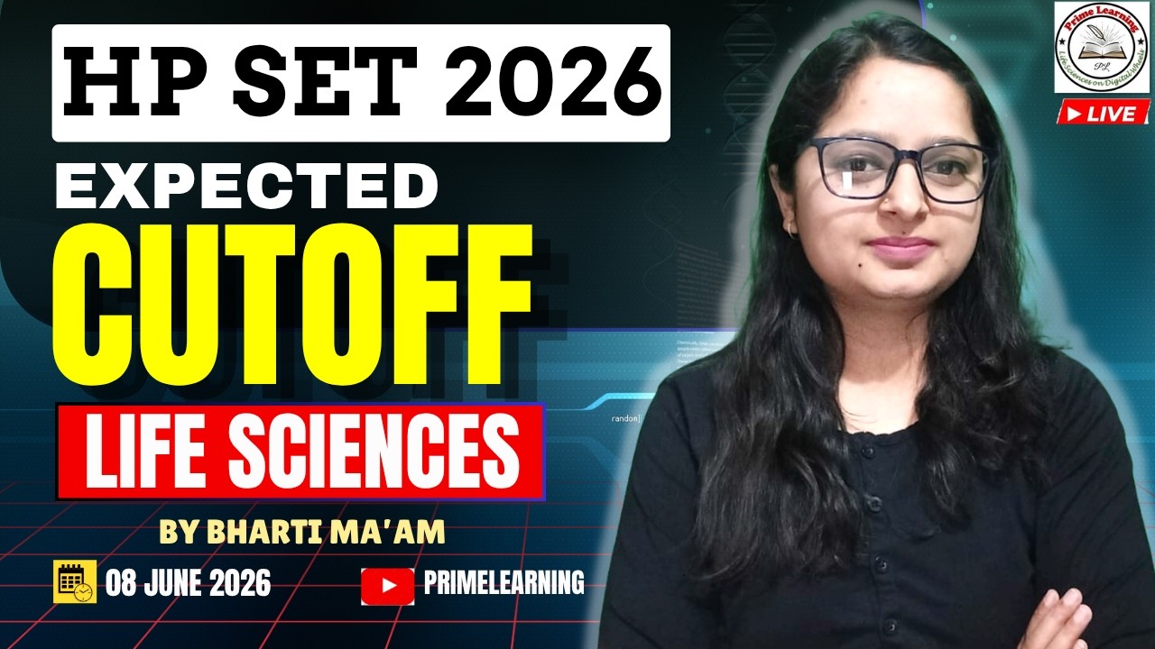 HP SET 2026 🔥Expected CUTOFF & Exam Analysis| LIFE SCIENCES | BY BHARTI MA'AM