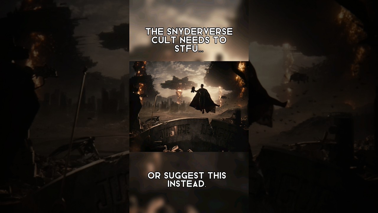 If the Zack Snyder Cult won't STFU, then they should suggest this instead. #LetTheSnyderVerseGo