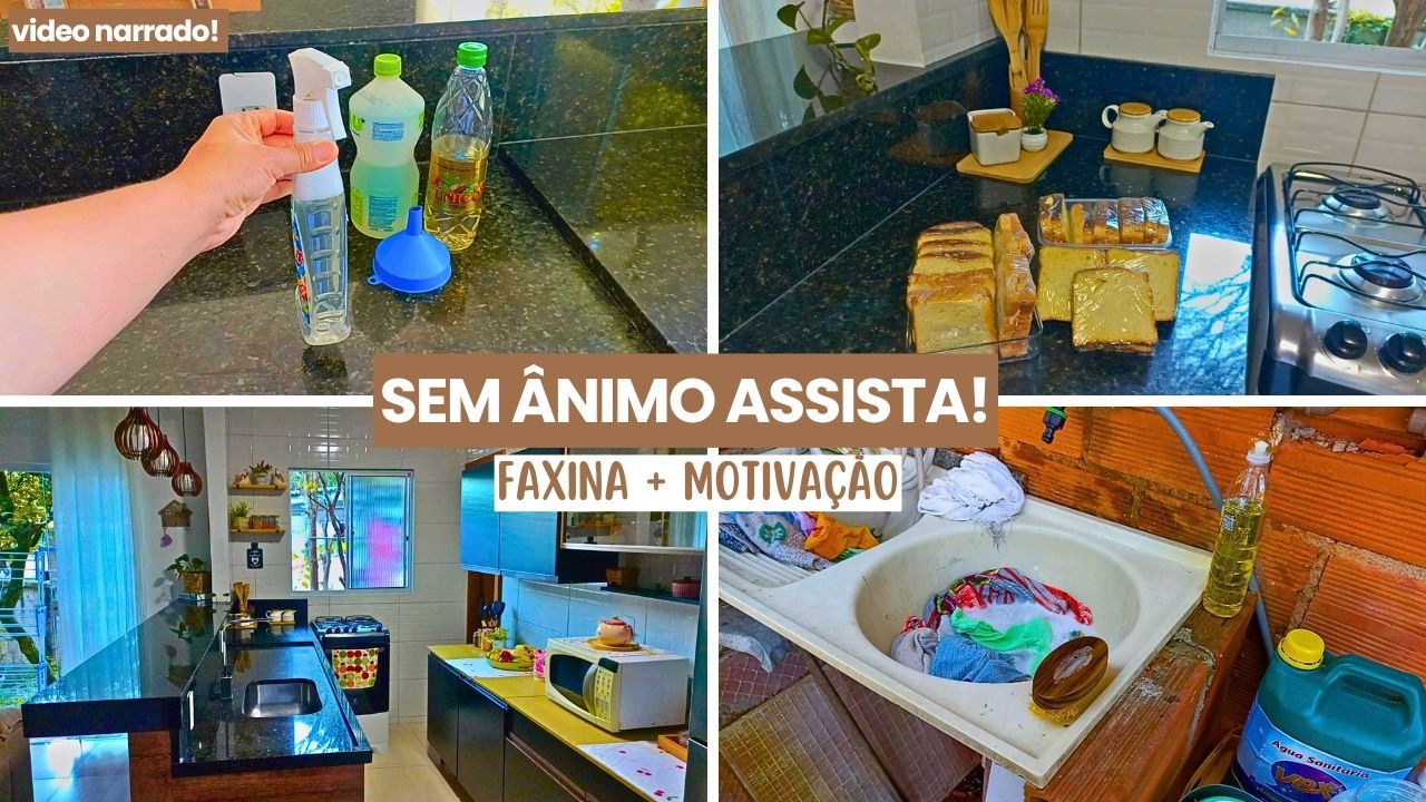 FAXINA E MOTIVAÇÃO PARA DIAS DIFÍCEIS! UM DIA SUPER  PRODUTIVO!