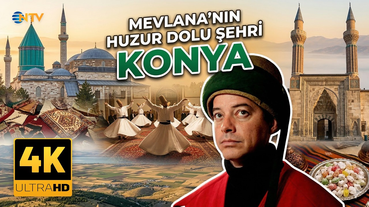 Tasavvuf ve Hoşgörü Şehrinde Keşif Zamanı: Konya🚂 [4K UHD]