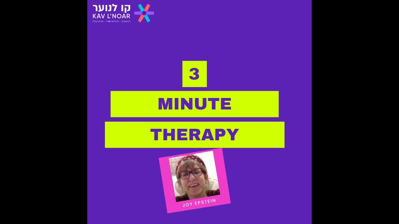 Joy Epstein 3 minute therapy