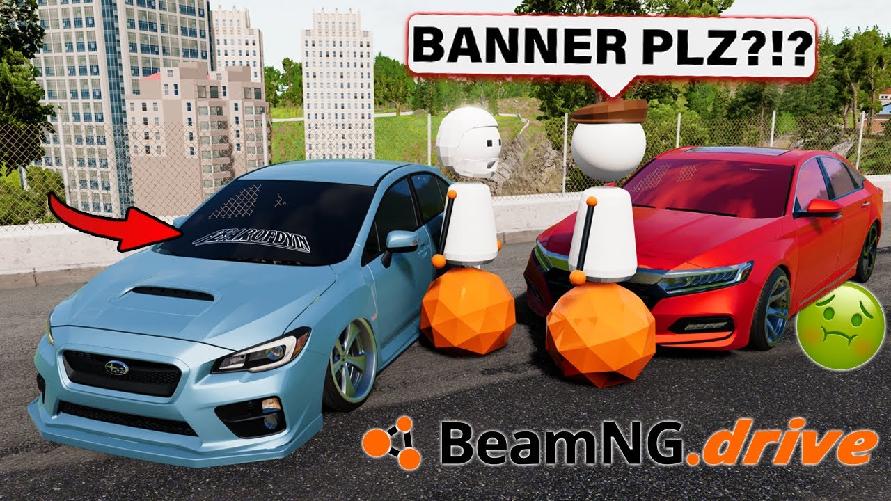 Wannabe Stance Car Owner BEGS For A Banner (BEAMNG.Drive STANCE CAR RP)