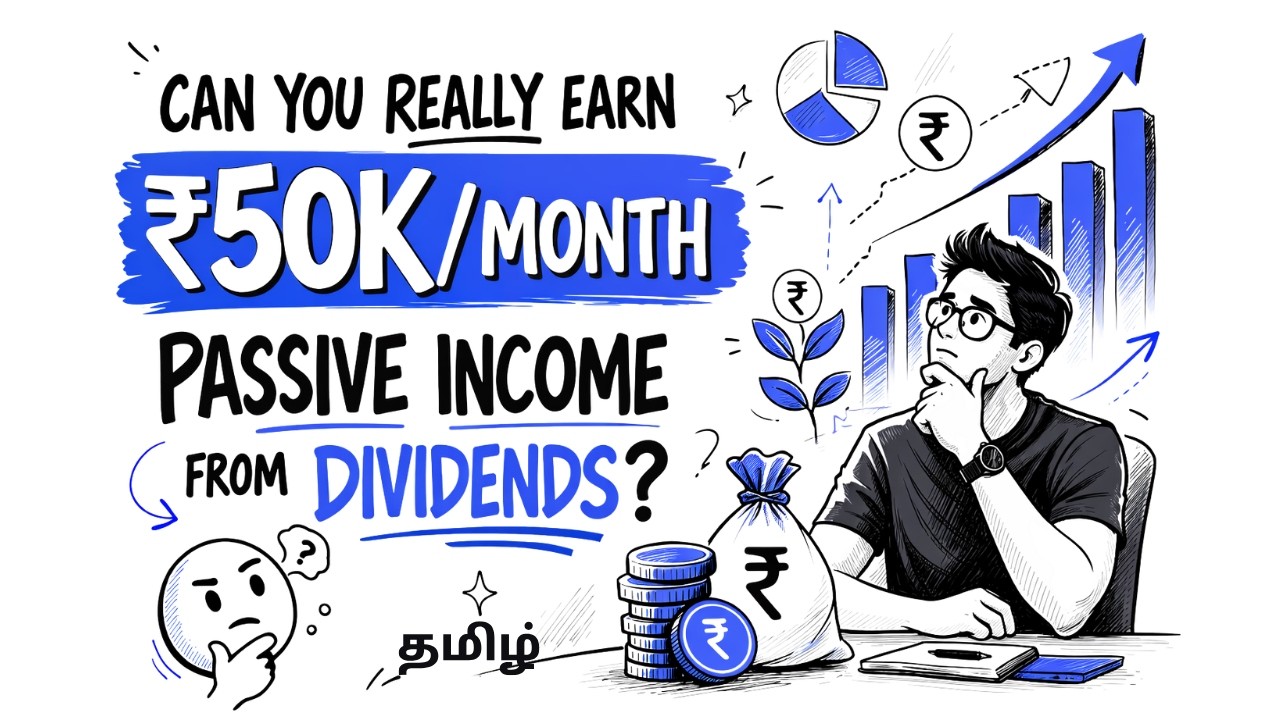 Can You Really Earn ₹50K/Month Passive Income from Dividends? 🤔💸in Tamil