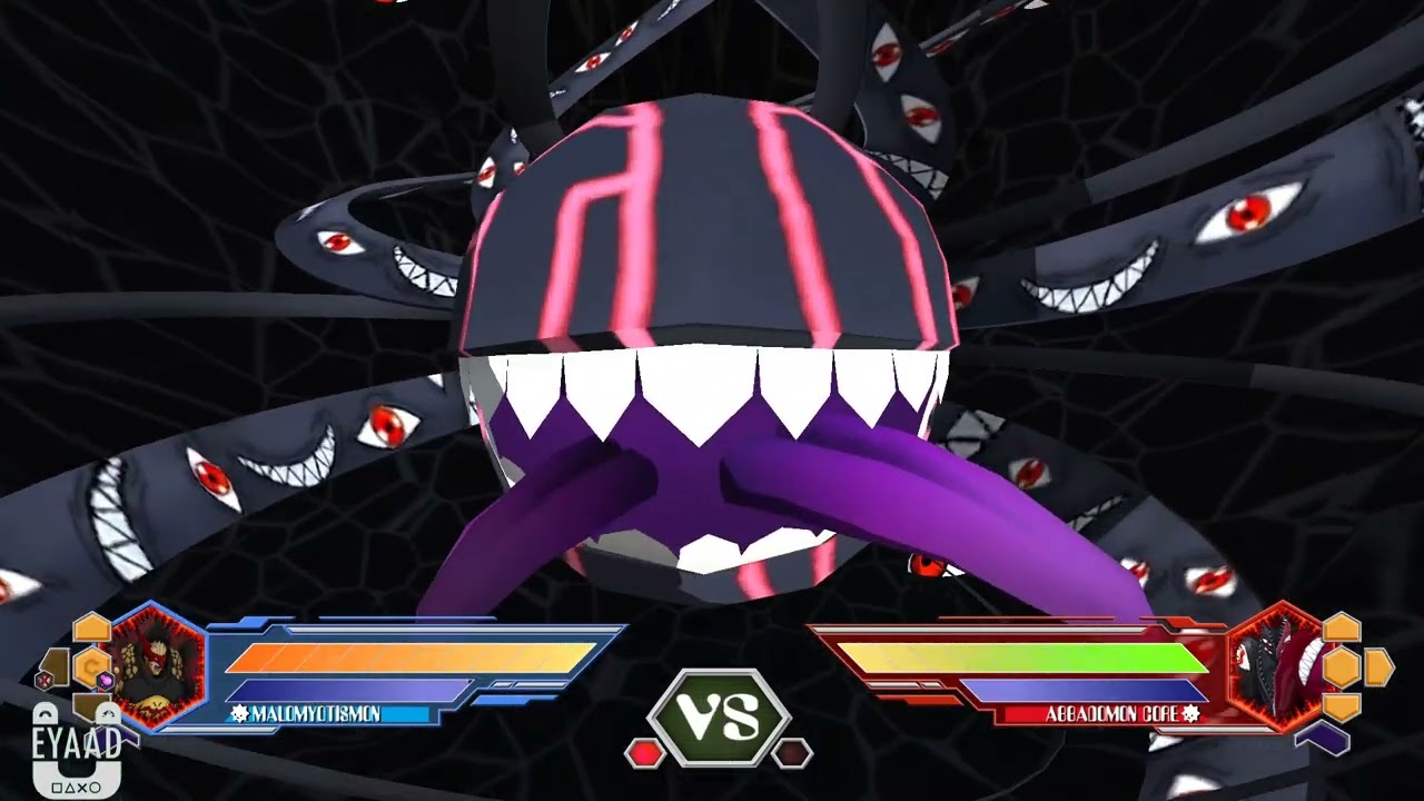 MaloMyotismon VS Abbadomon PROJECT DIGIMON - Hard Mode