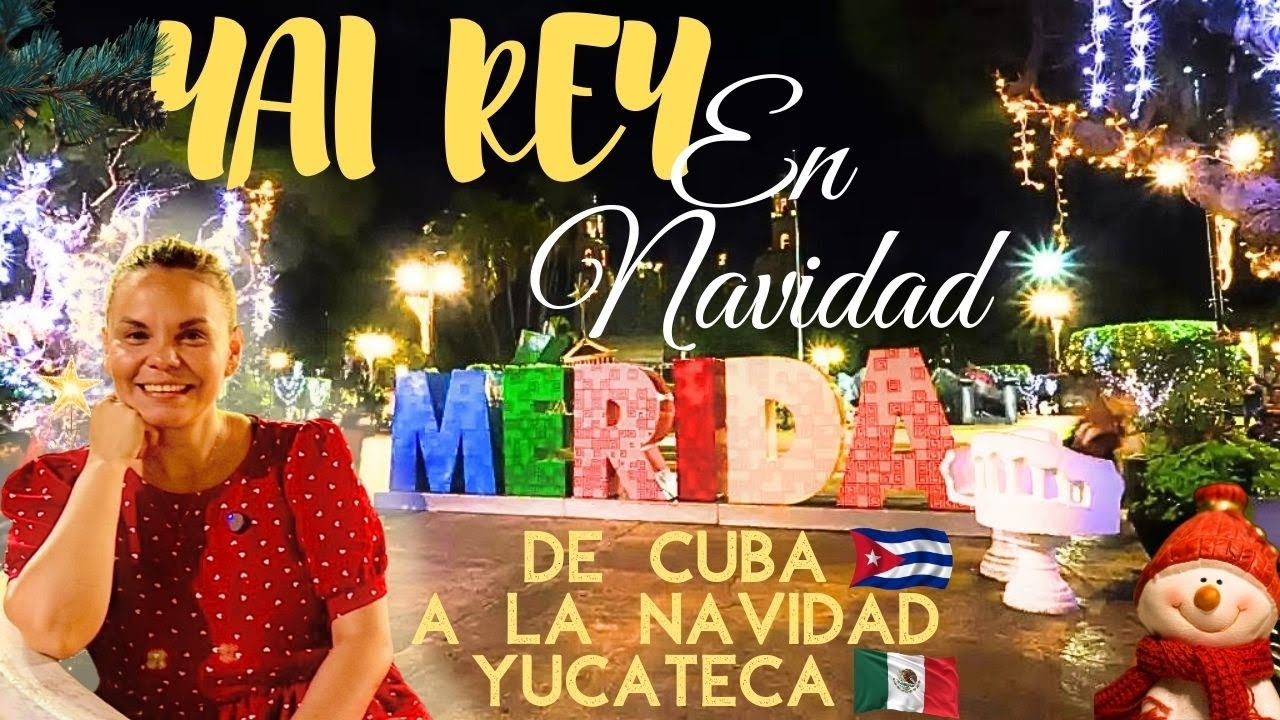 “Una Cubana en la Navidad Yucateca: Mi Noche en la Plaza Grande”