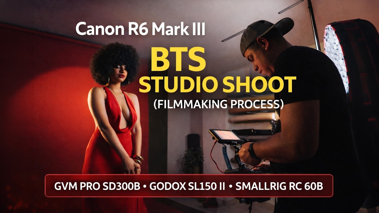 Behind The Scenes | Canon R6 Mark III Studio Test