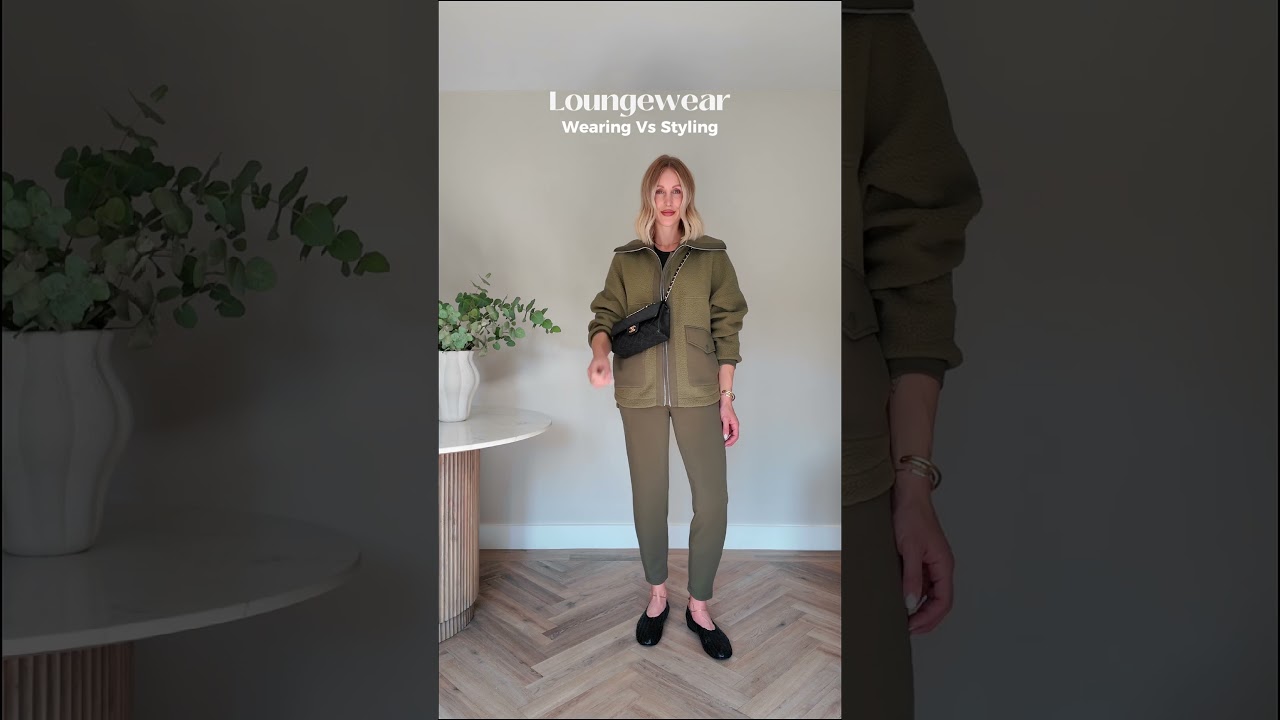 Wearing Vs styling loungewear chic 🤍 #wearingvsstyling #loungewear #invarley