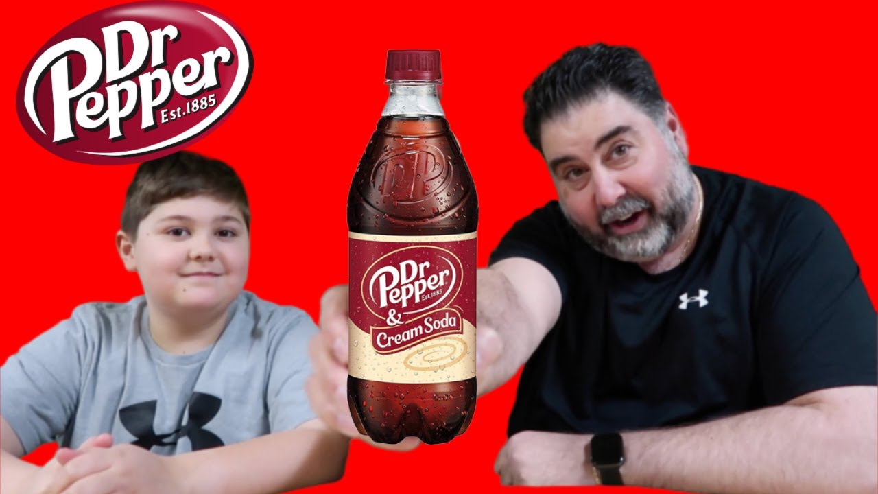 Tasting the new Dr. Pepper Cream Soda While Stuck Home