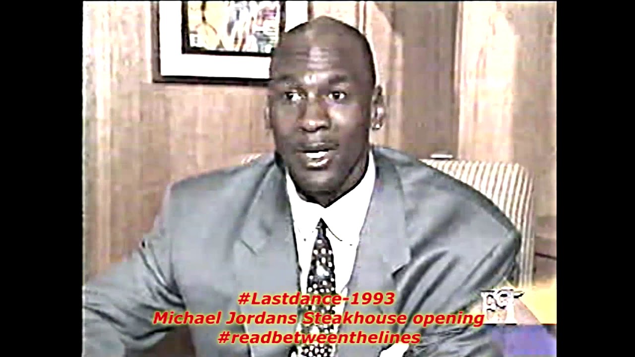 #thelastdance-1993-Michael Jordans Steakhouse grand opening#thatlastdance